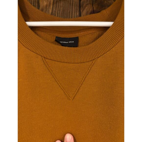 Who What Wear Short Sleeve Sweatshirt Large - Picture 4 of 6